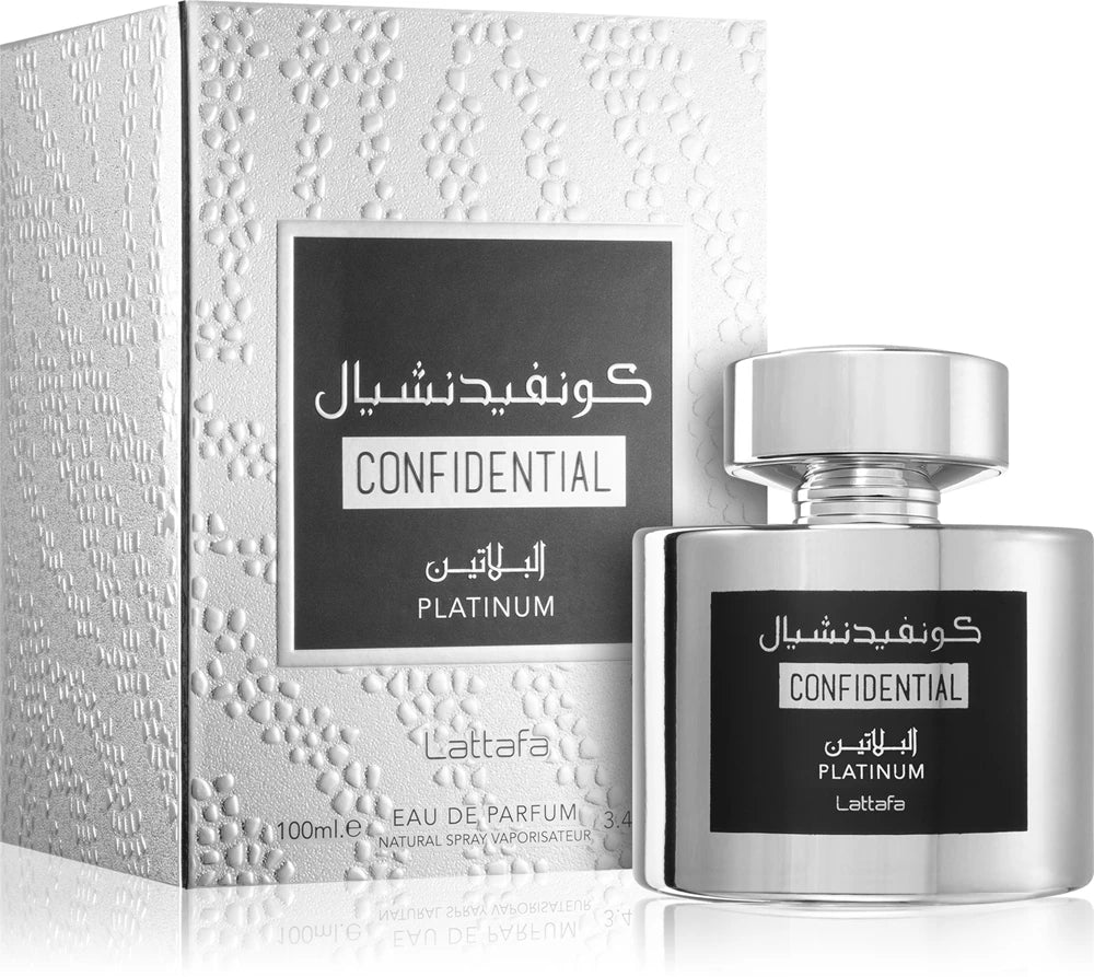 Lattafa Confidential Platinum Eau de Parfum 100 ml
