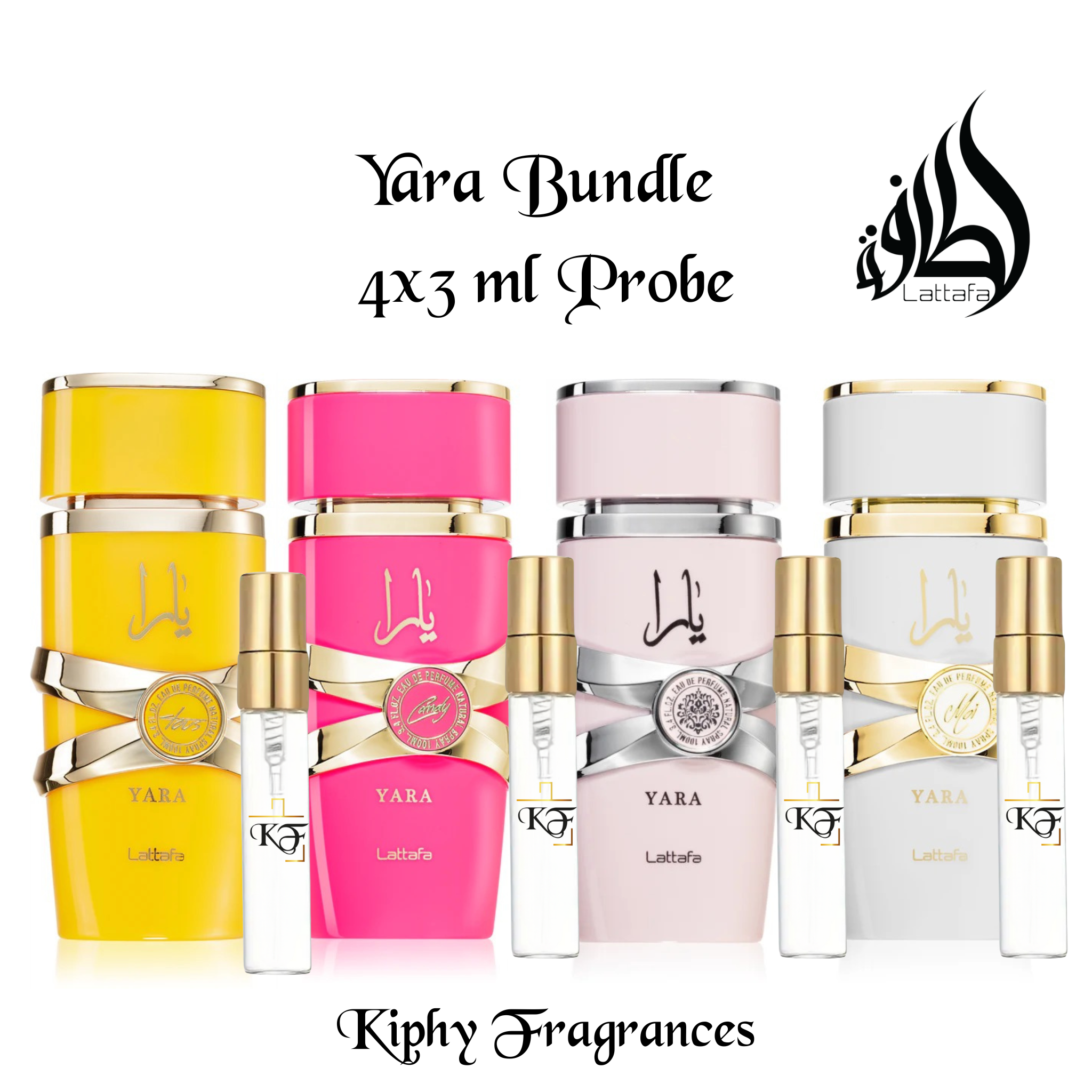 Lattafa Yara Bundle 4x3 ml Probe Abfüllung