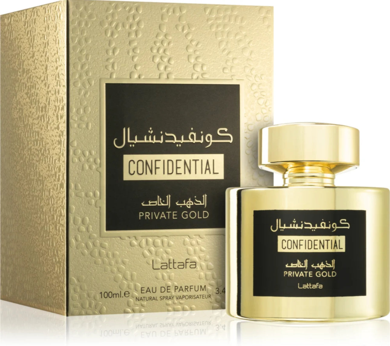 Lattafa Confidential Gold Eau de Parfum 100 ml