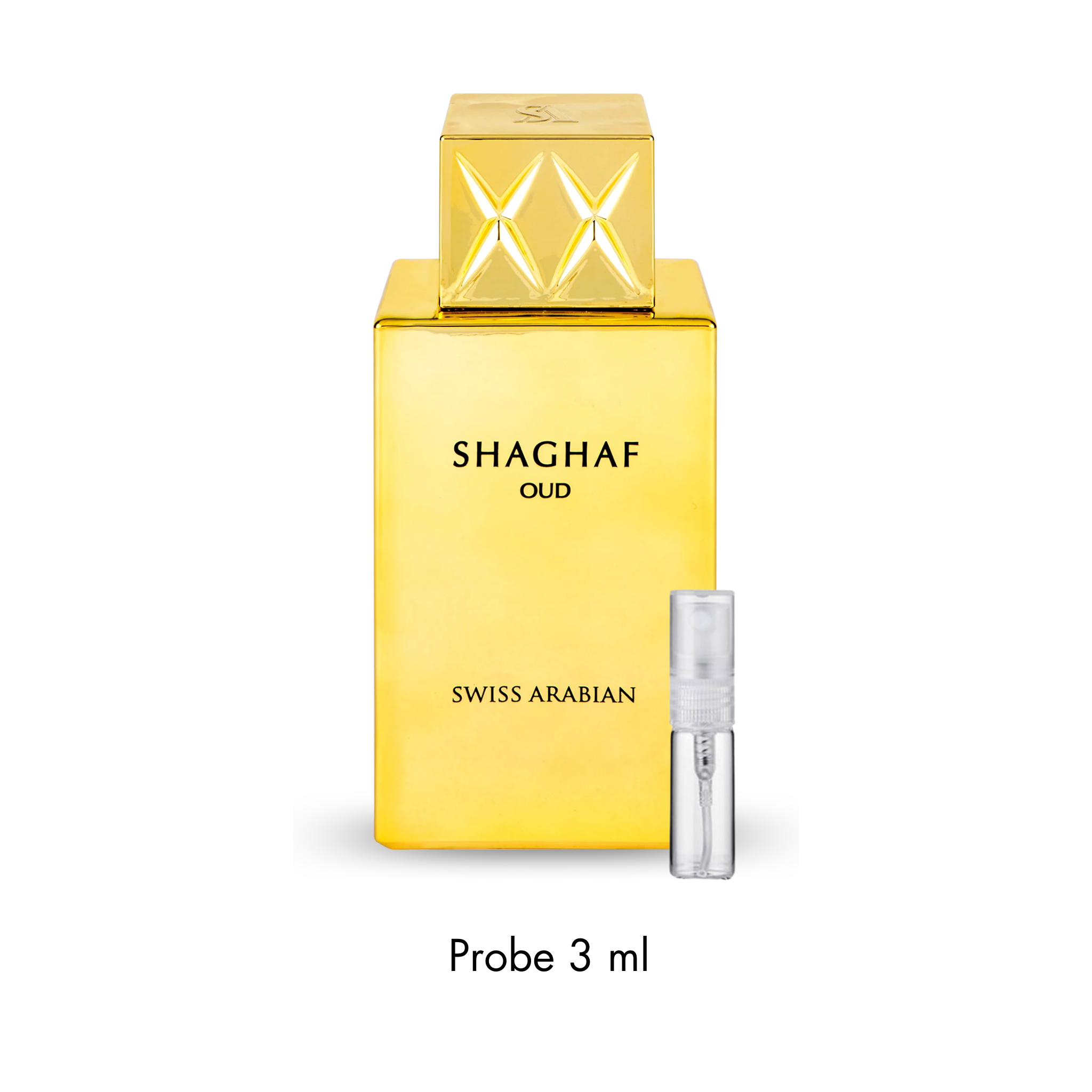 Shaghaf Oud Probe Abfüllung