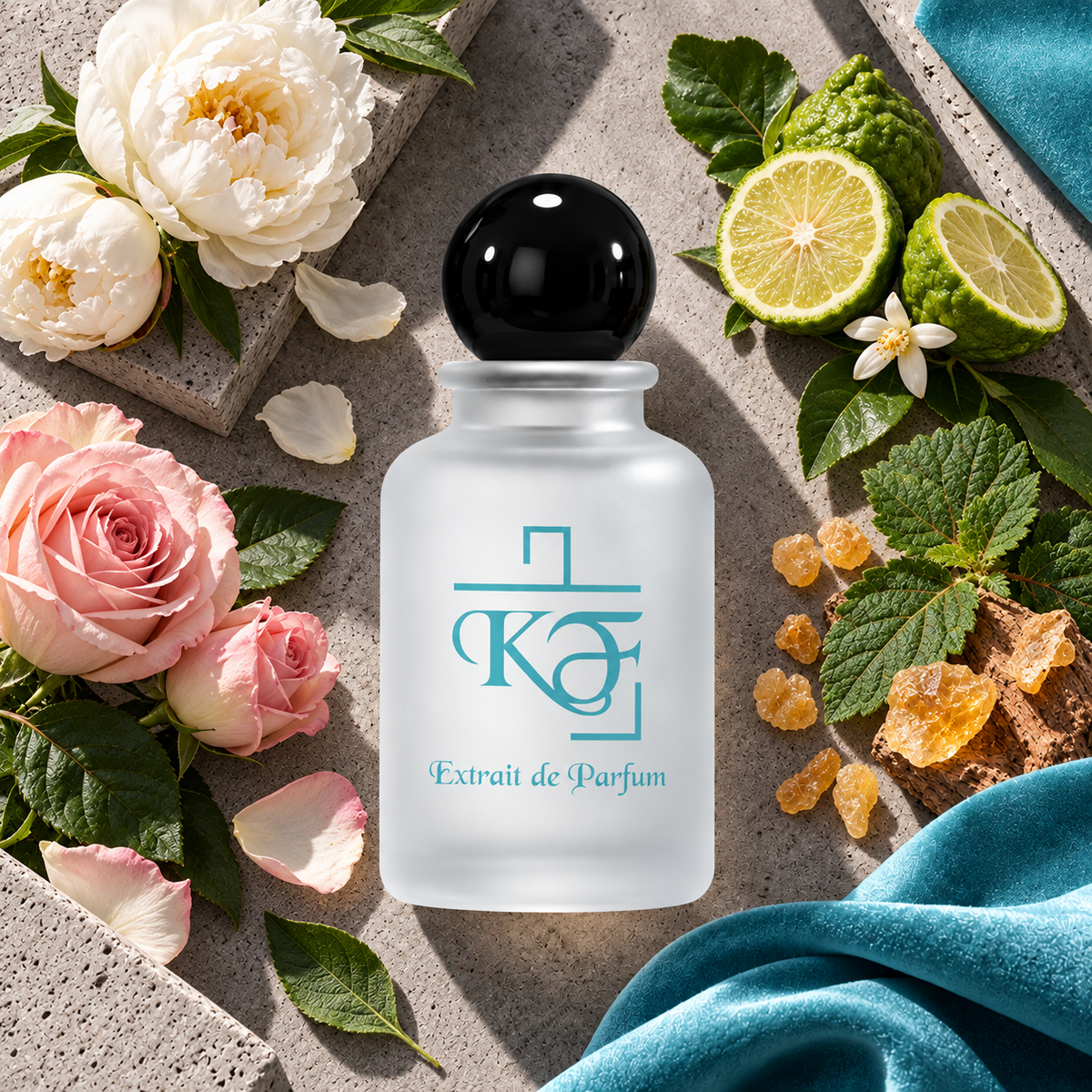 Kiphy No. 125 White Patchouli mit weißer Pfingstrose, Bergamotte, Rose, Patchouli und Weihrauch