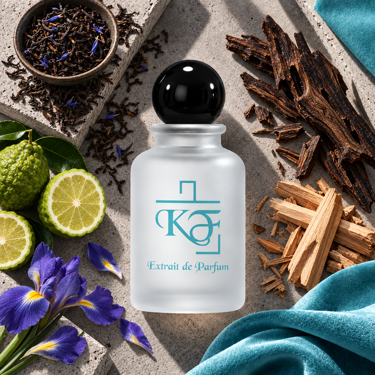 Kiphy No. 126 Oud King mit Earl-Grey-Tee, Bergamotte, Iris, Sandelholz und Oud