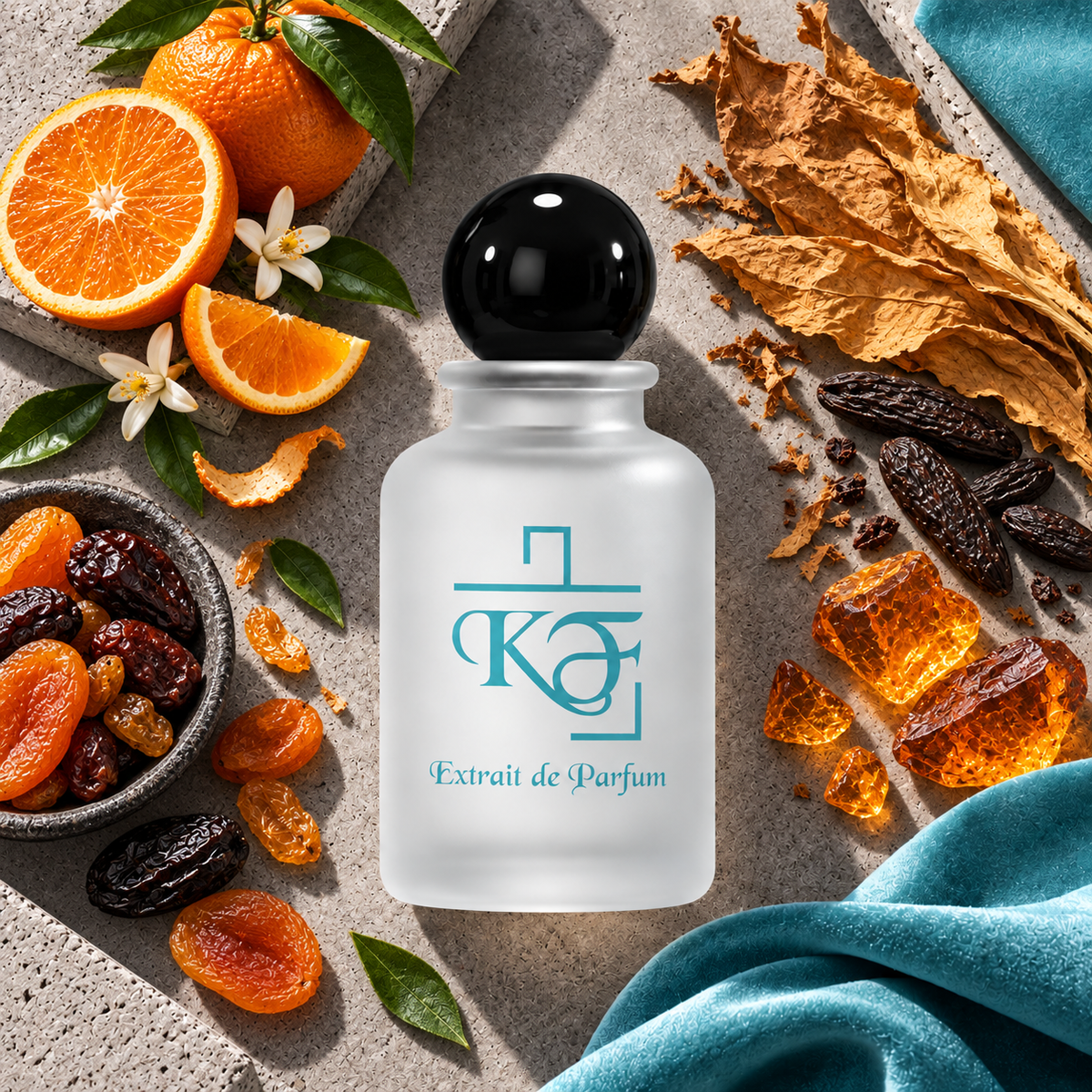 Kiphy No. 127 Amber Blonde mit Bitterorange, getrockneten Früchten, hellem Tabak, Tonkabohne und Amber