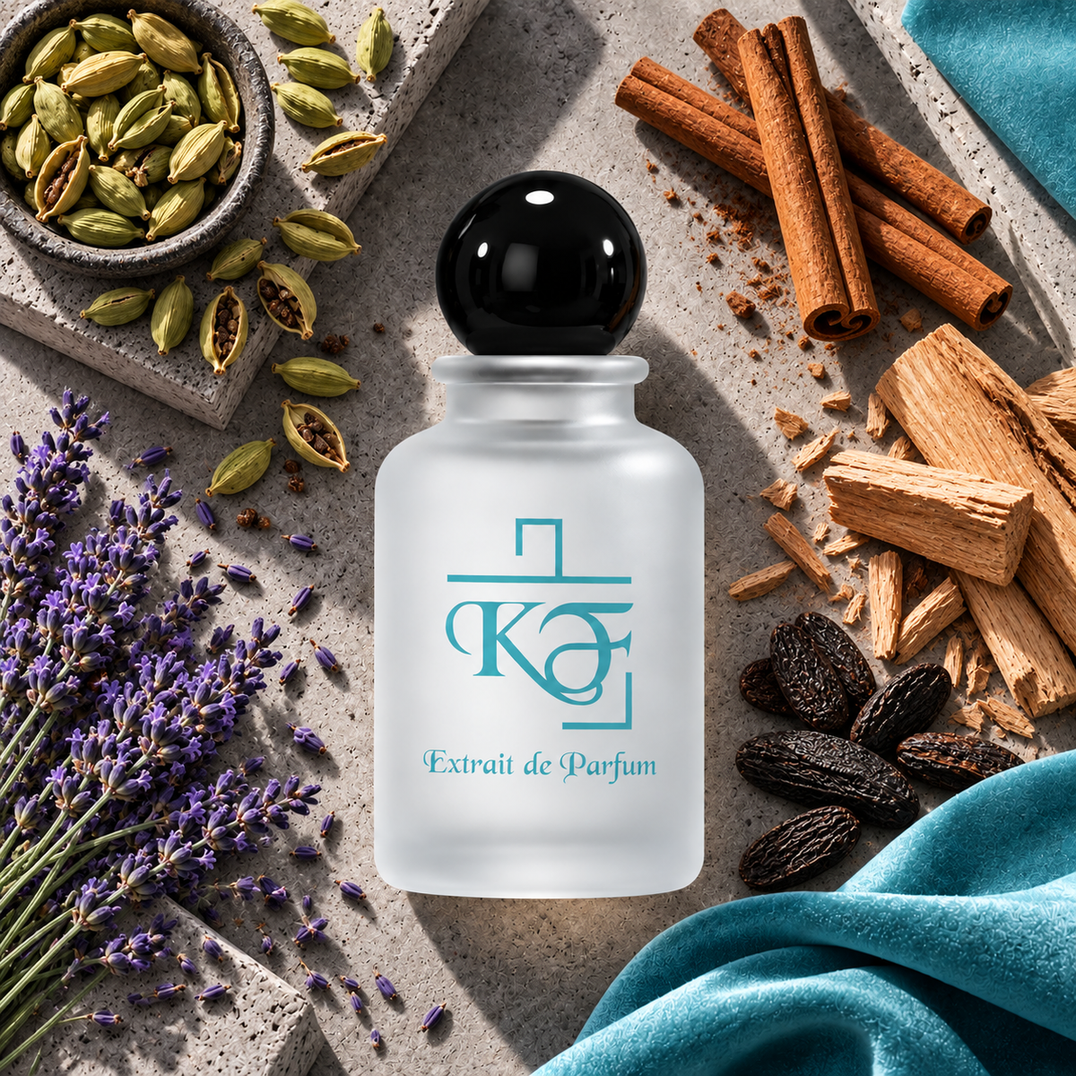 Kiphy No. 138 Titanium Power mit Kardamom, Lavendel, Sandelholz, Zimt und Tonkabohne