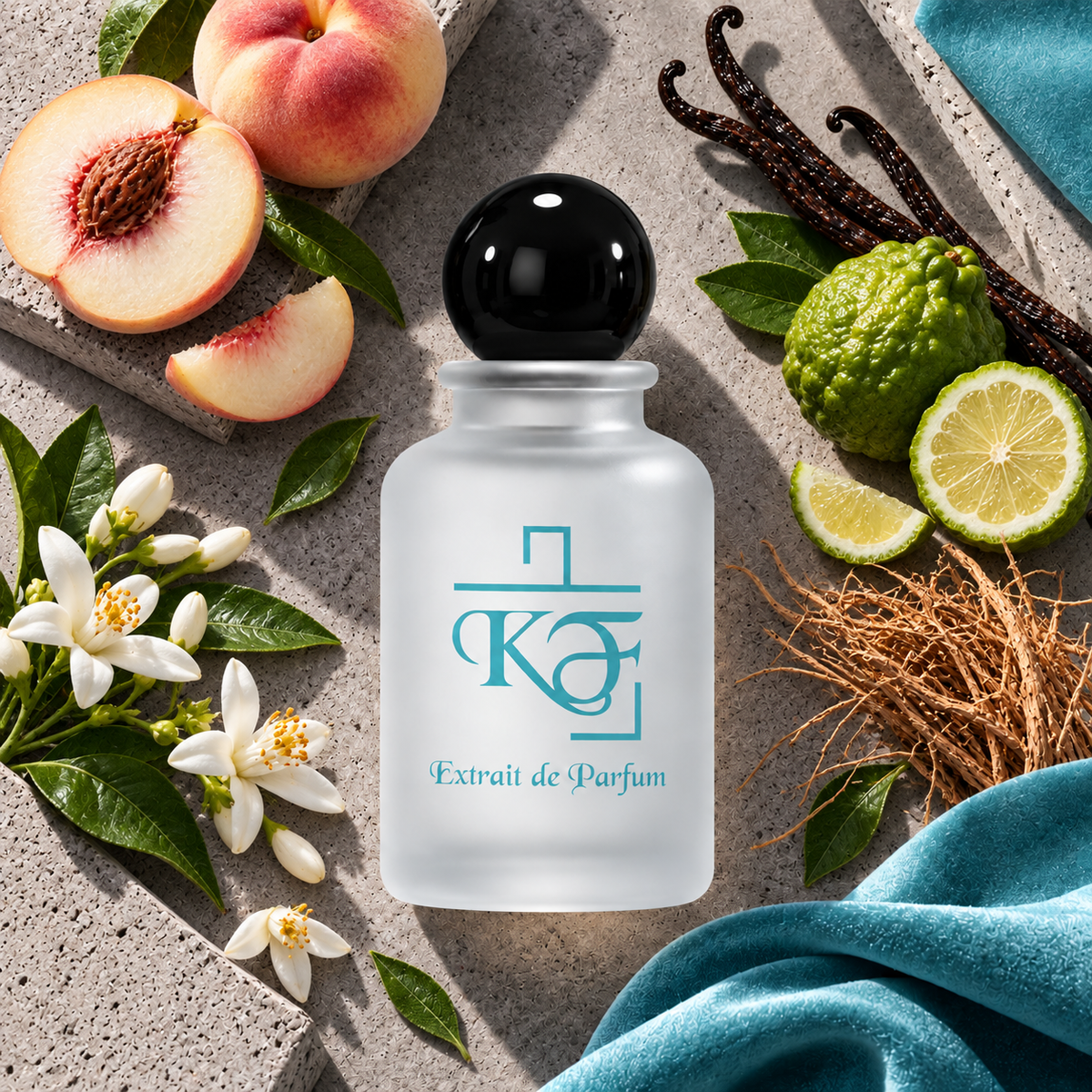 Kiphy No. 146 Soft Valaya mit weißem Pfirsich, Bergamotte, Orangenblüte, Vetiver und Vanille