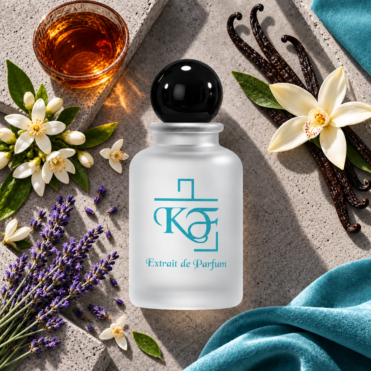 Kiphy No. 147 Vanilla Couture mit Bourbon-Vanille, marokkanischer Orangenblüte, französischem Lavendel und Rum