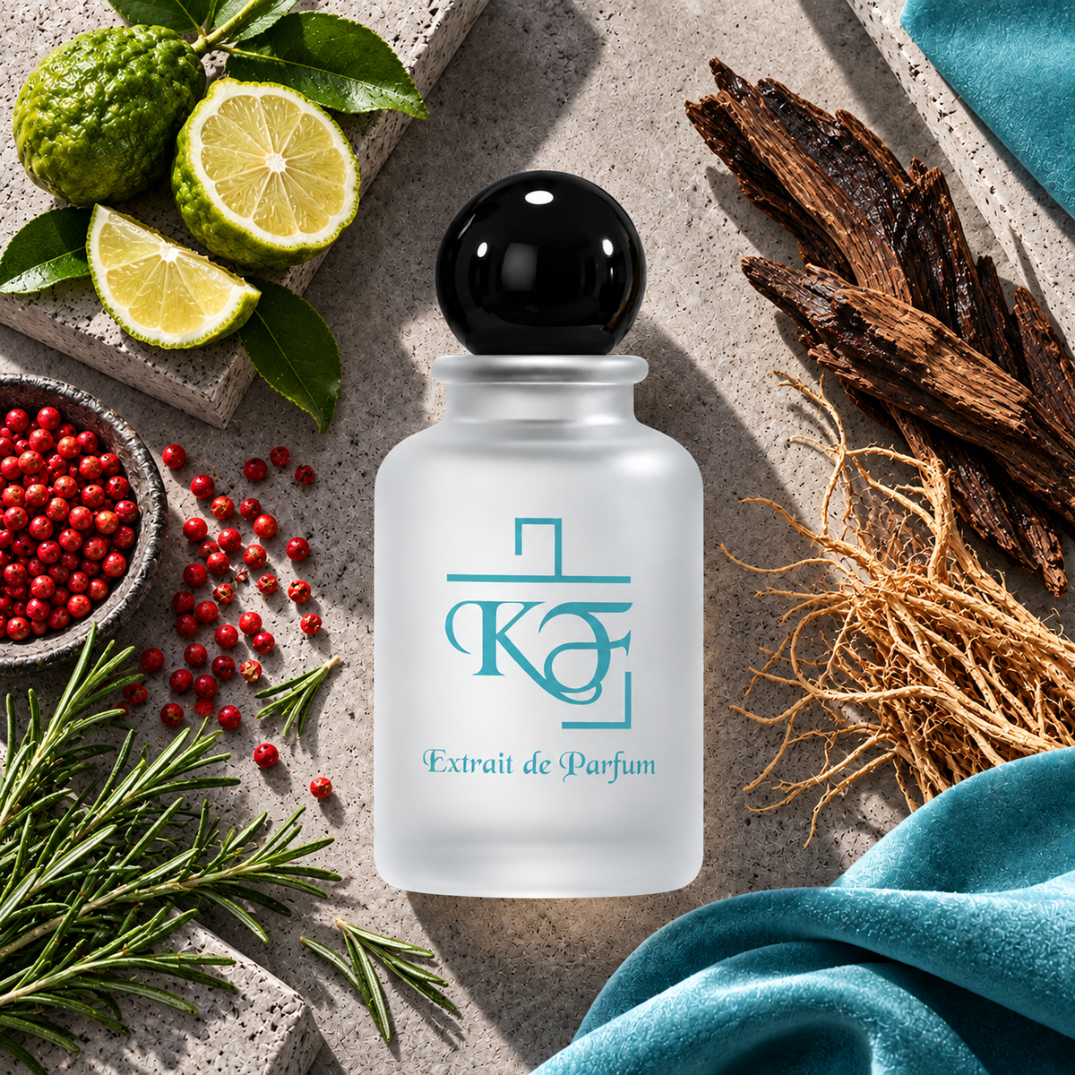 Kiphy No. 152 – Imperial Valley mit rosa Pfeffer, italienischer Bergamotte, Rosmarin, Oud und Vetiver