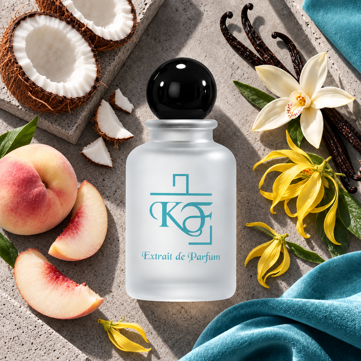 Kiphy No. 50 Coconut Vanilla – Kokosnuss, weißer Pfirsich, Ylang-Ylang und Madagaskar-Vanille