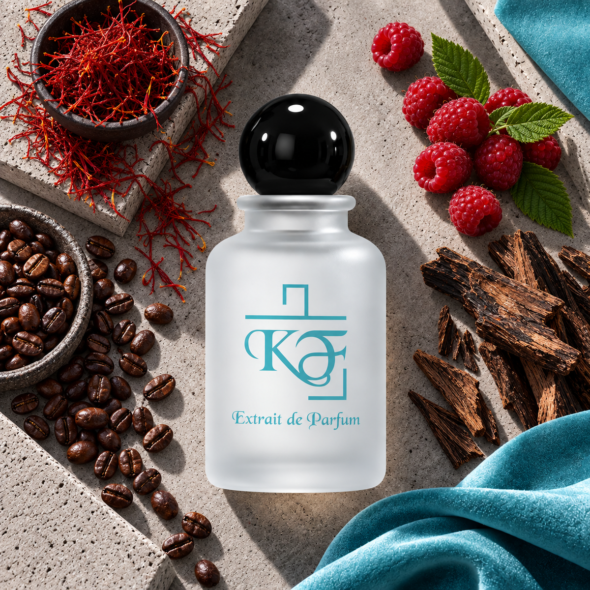 Kiphy No. 58 Dark Resin – Safran, Kaffee, Himbeere und Oud