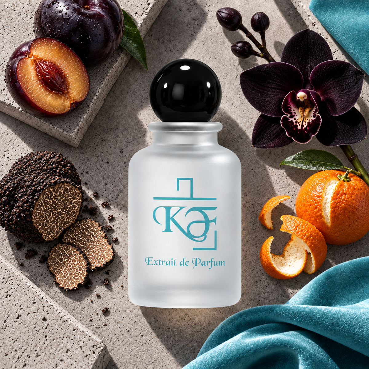 Kiphy No. 72 Black Orchid Night – schwarze Orchidee, schwarze Trüffel, schwarze Pflaume und Bitterorange