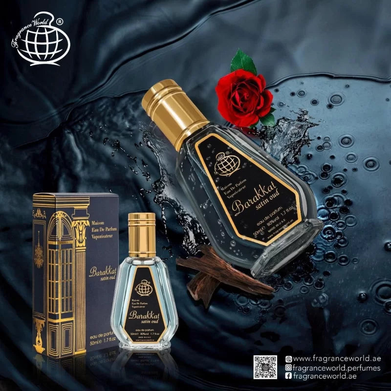 Fragrance World Barakkat Oud Satin Eau de Parfum 50 ml