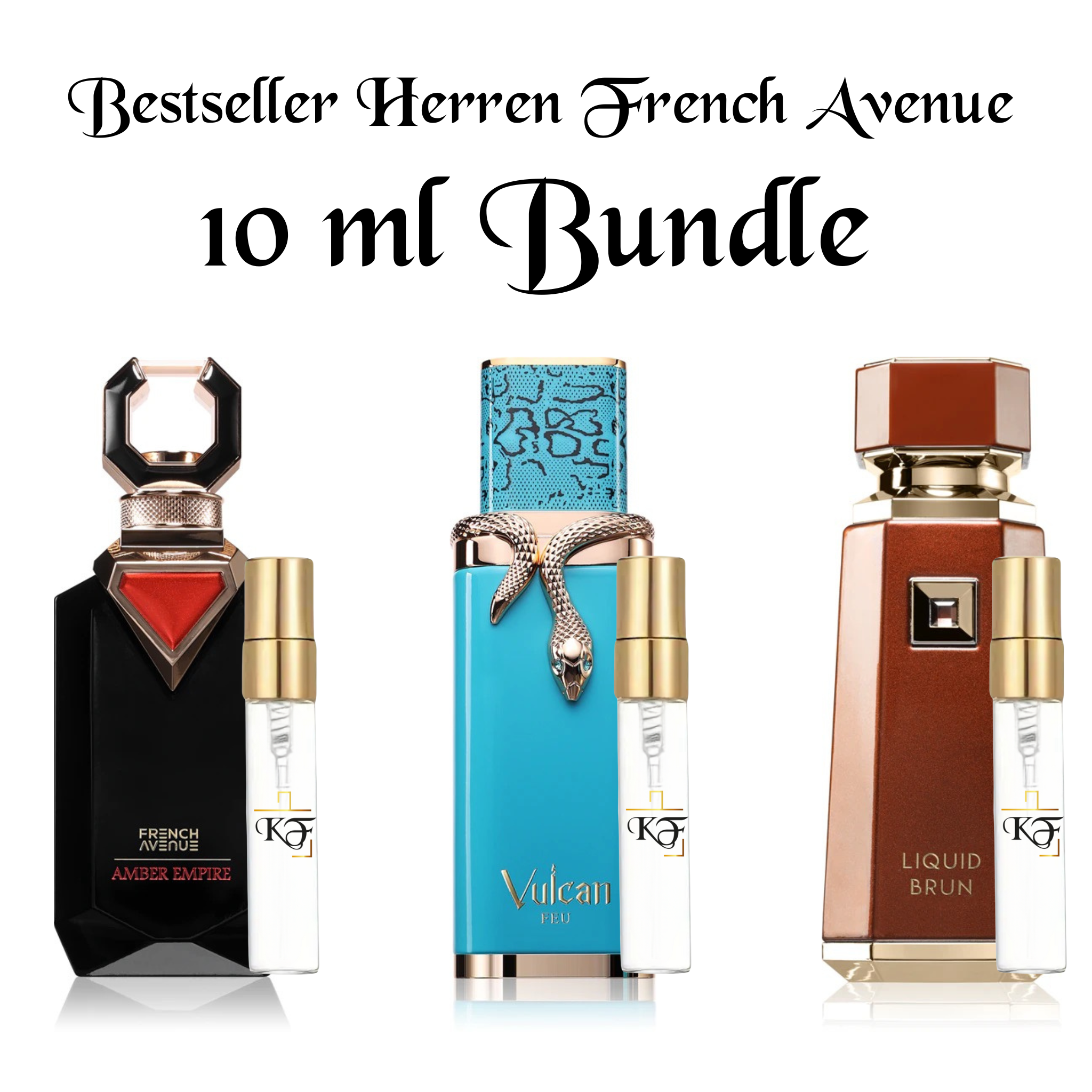 French Avenue Bestseller Herren Bundle 3x10 ml Probe Abfüllung