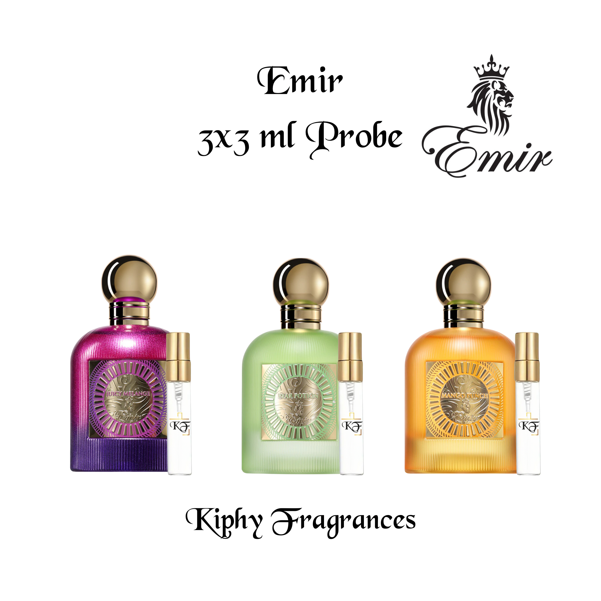 Emir Pear Potion Bundle 3x3 ml Probe Abfüllung