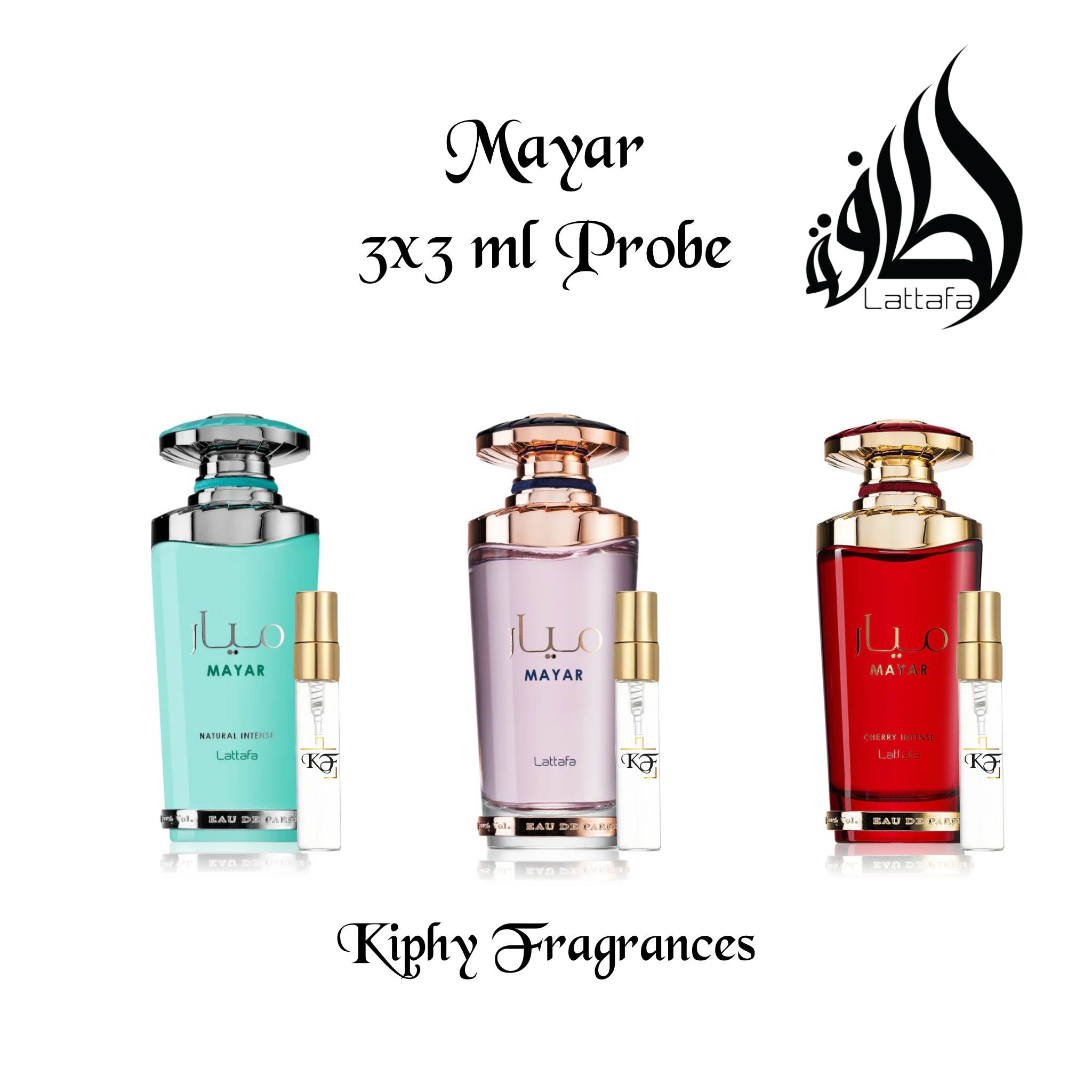 Lattafa Mayar Bundle 3x3 ml Probe Abfüllung