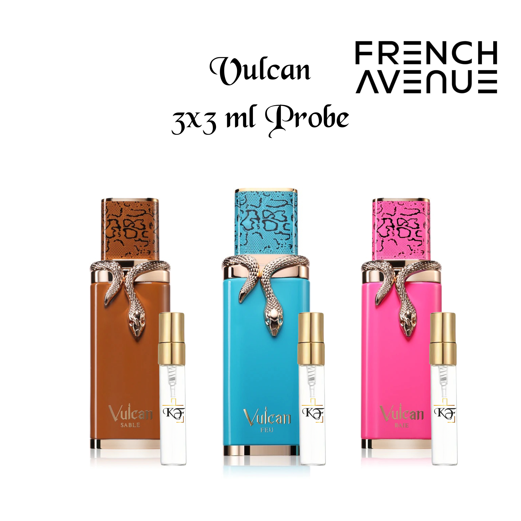French Avenue Vulcan Bundle 3x3 ml Probe Abfüllung