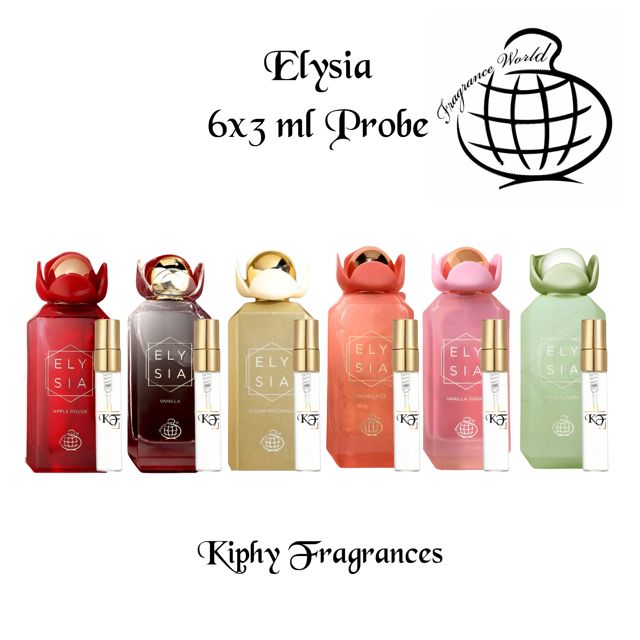 Fragrance World Elysia Bundle 6x3 ml Probe Abfüllung