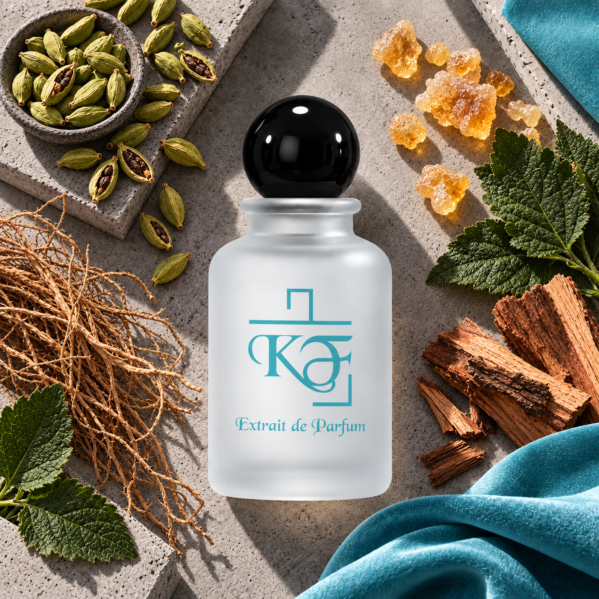 Kiphy No. 132 Bottle Power mit Weihrauch, Kardamom, Patchouli, Vetiver und Zedernholz