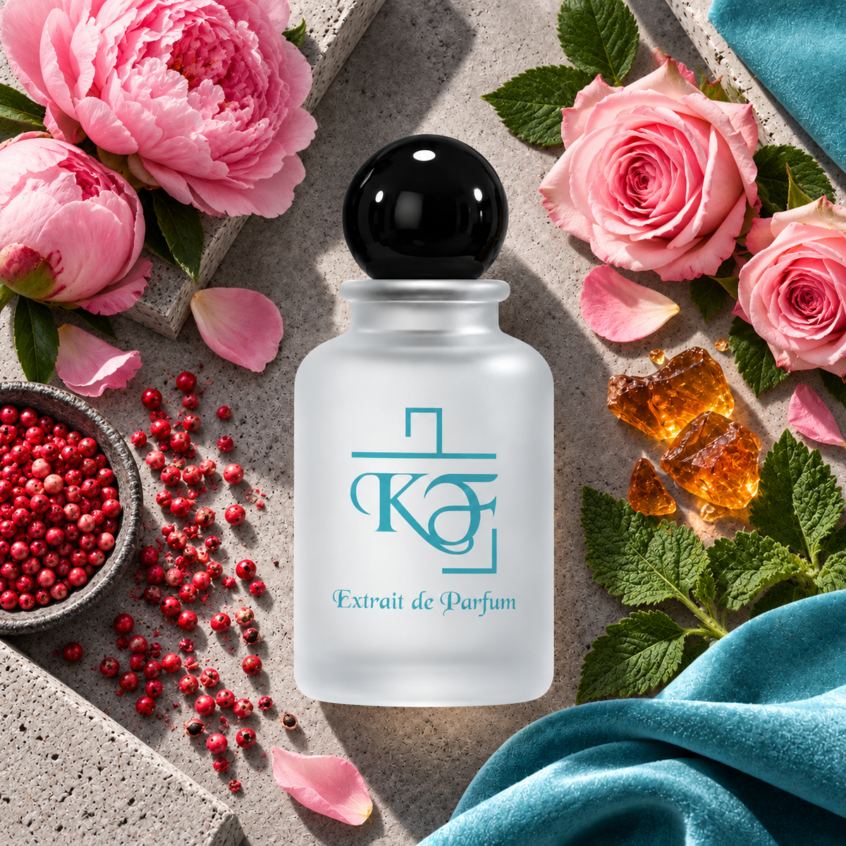 Kiphy No. 137 Musk Flower mit Pfingstrose, Rose, rosa Pfeffer, Patchouli und Amber