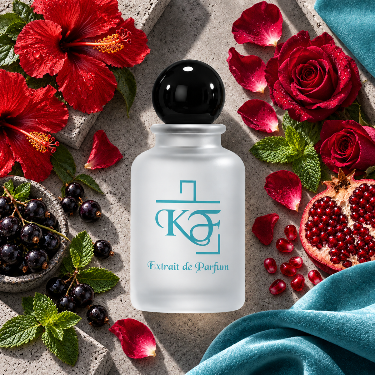 Kiphy No. 141 Hibiscus Heat mit Hibiskus, Damaszenerrose, schwarzer Johannisbeere, Granatapfel und grüner Minze