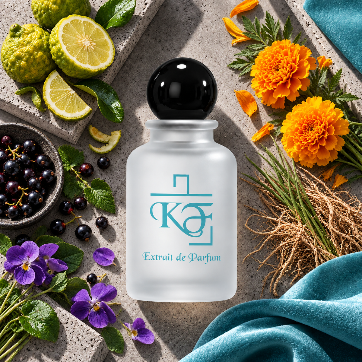 Kiphy No. 165 – Golden Safari mit Bergamotte, Studentenblume, schwarzer Johannisbeere, Veilchen und Vetiver