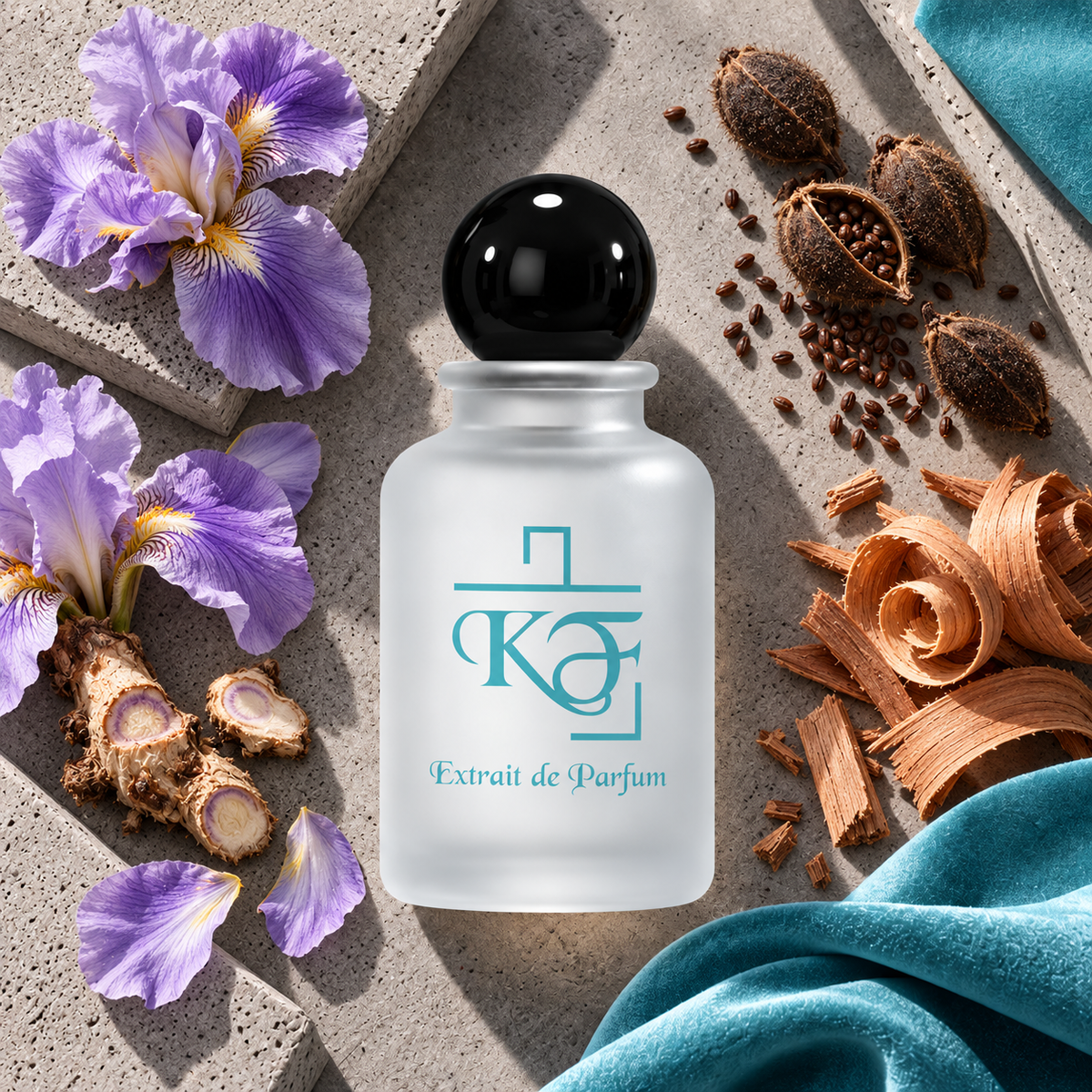 Kiphy No. 21 – Dark Elegance mit Schwertlilie, Ambrettesamen und Virginiazeder