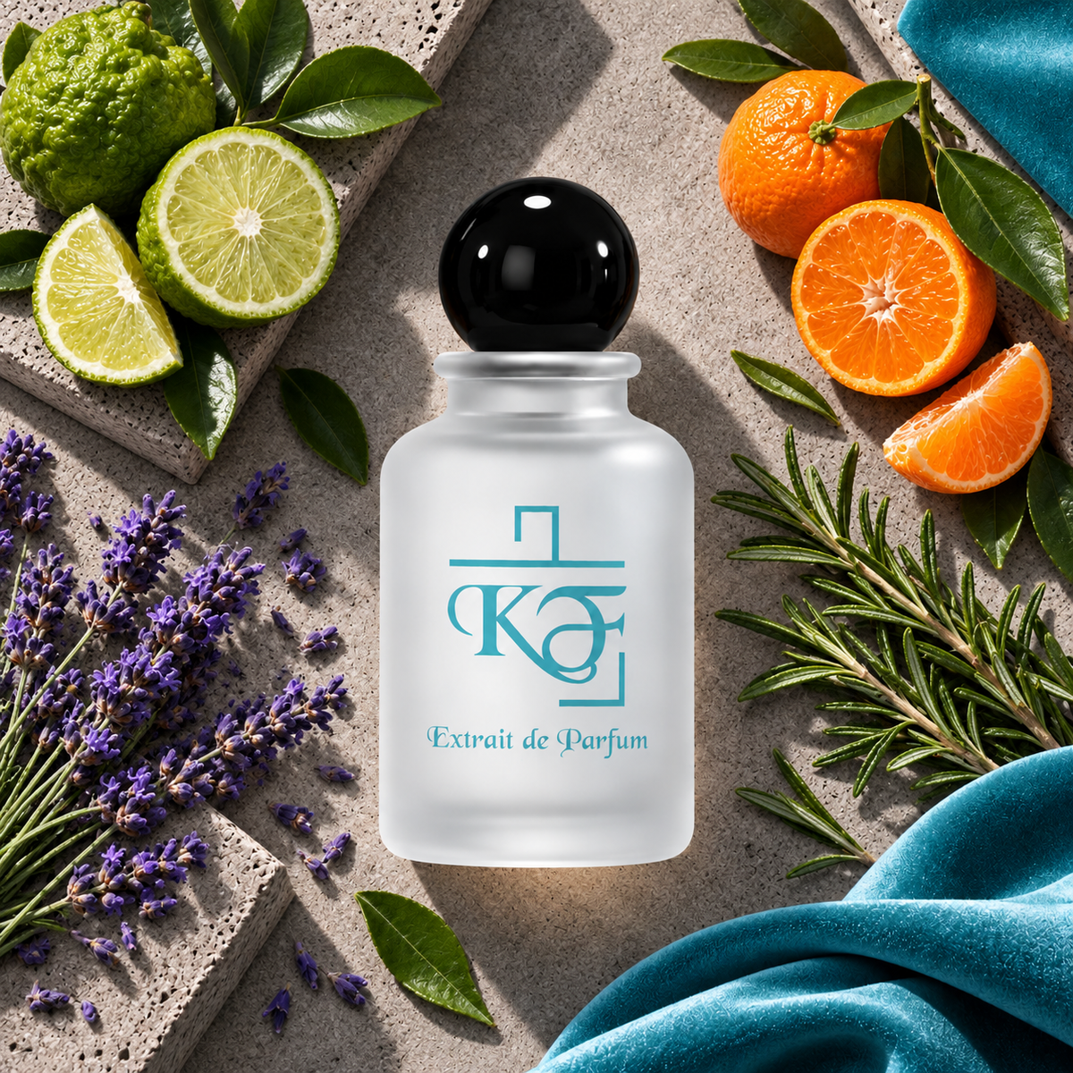 Kiphy No. 4 – Deep Ocean im Beton-Tiffany Stil