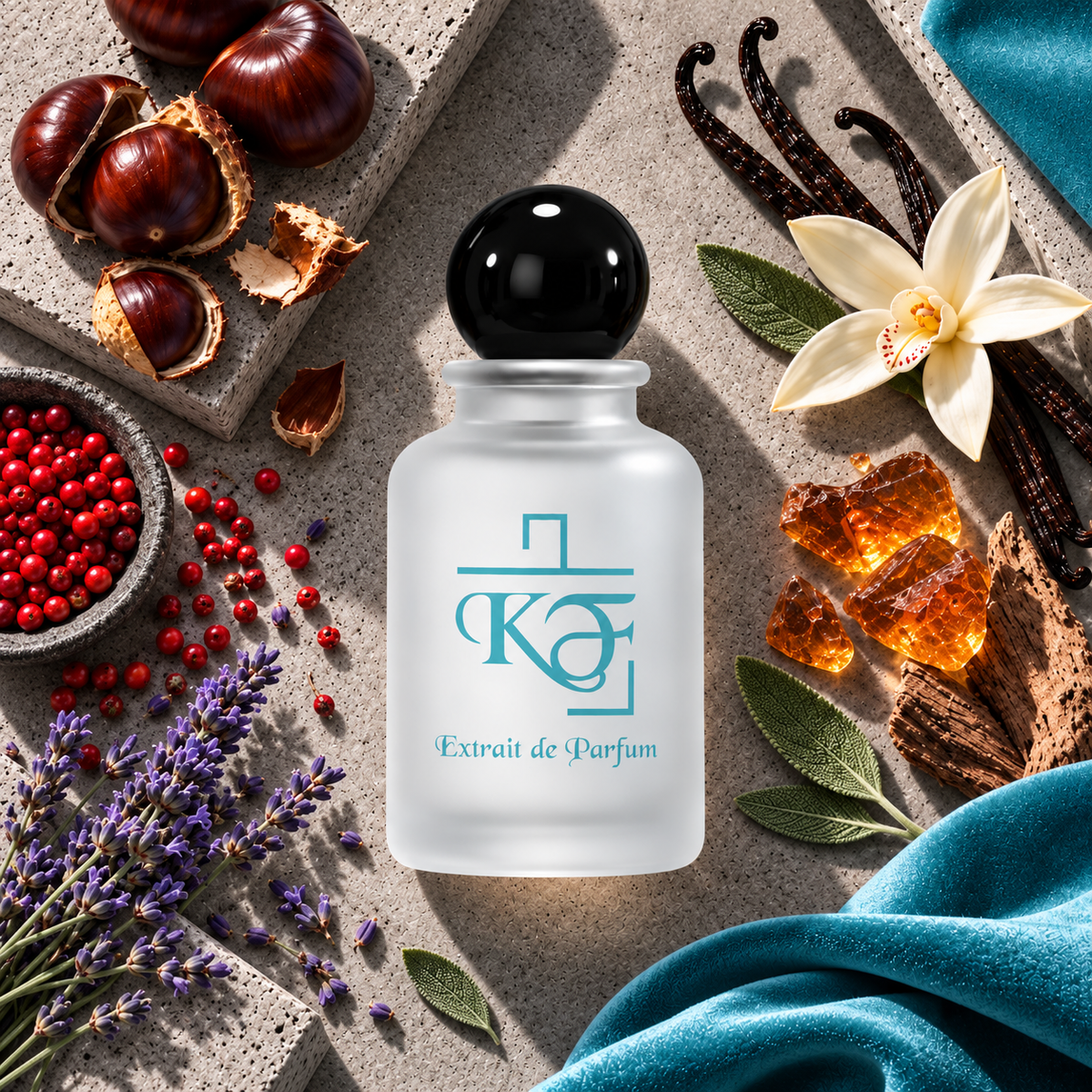 Kiphy No. 7 – Warm Intensity im Beton-Tiffany Stil