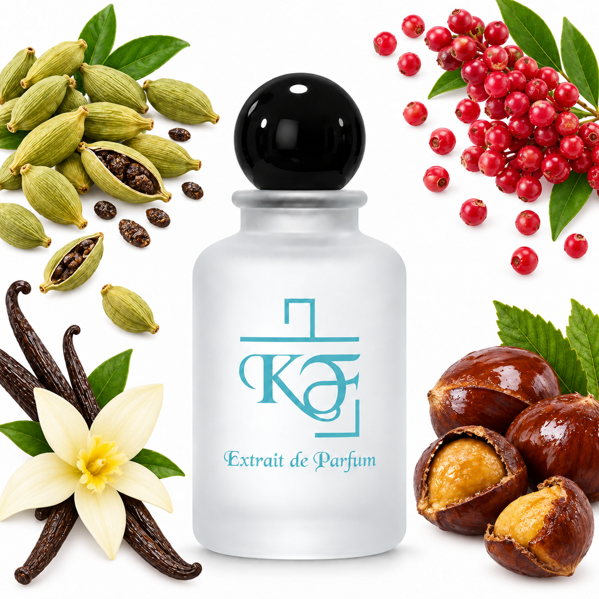 Kiphy No. 7 – Warm Intensity mit Kardamom, rosa Pfeffer, Vanille und glasierter Kastanie